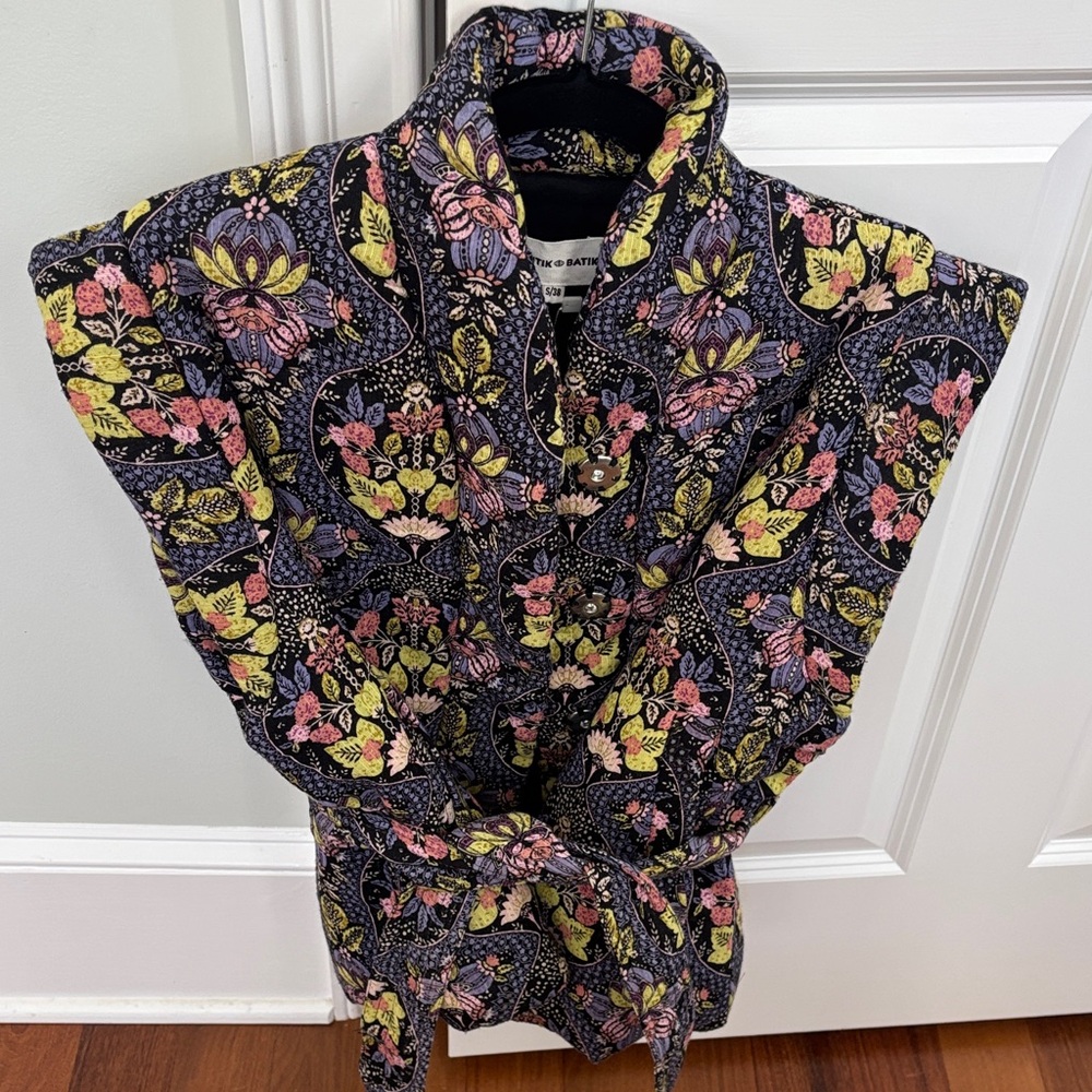 Floral Quilted Robe